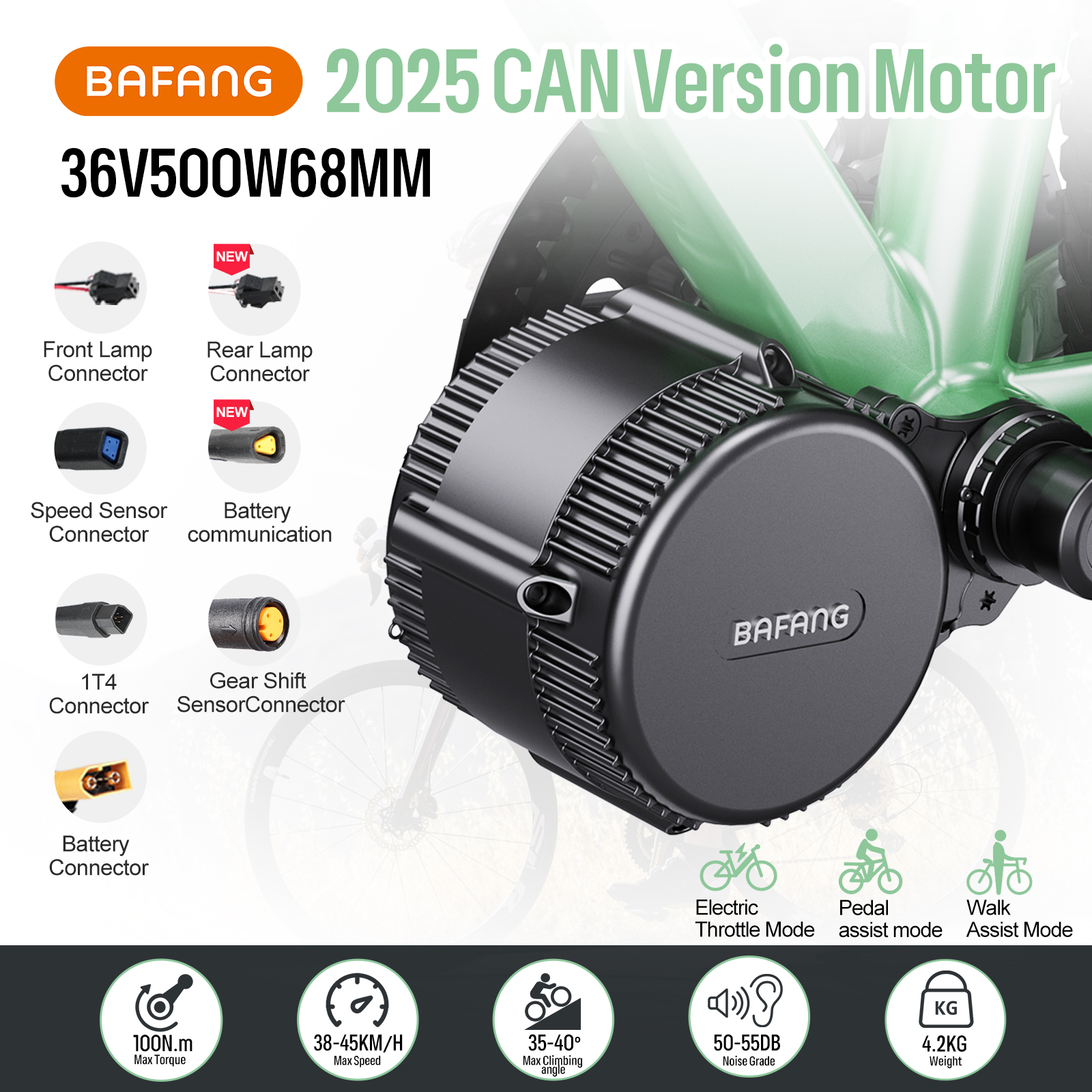 Moteur Bafang BBS02B 36V Kit Conversion Vélo Électrique DIY – Neuf
