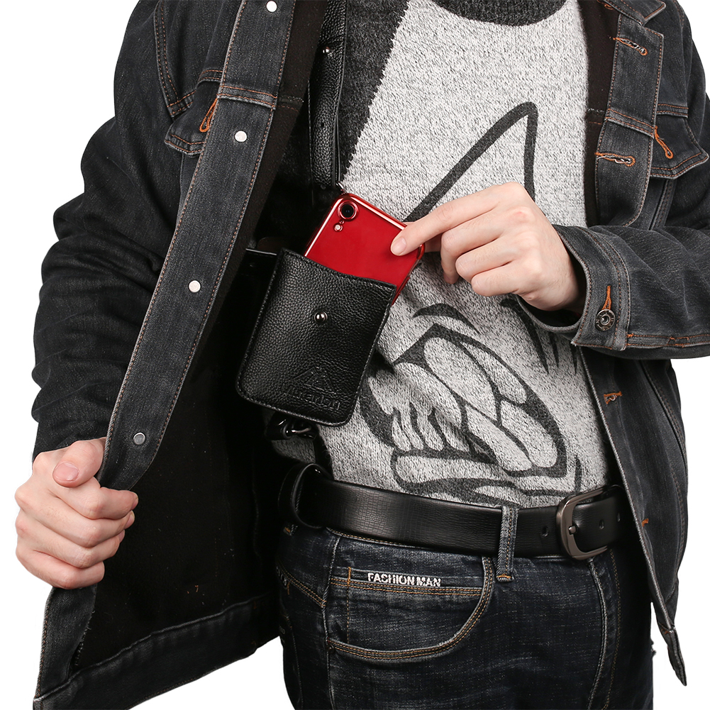 Anti-Theft Underarm Shoulder Bag Hidden Strap Wallet Security Holster Concealed - Picture 17 of 38