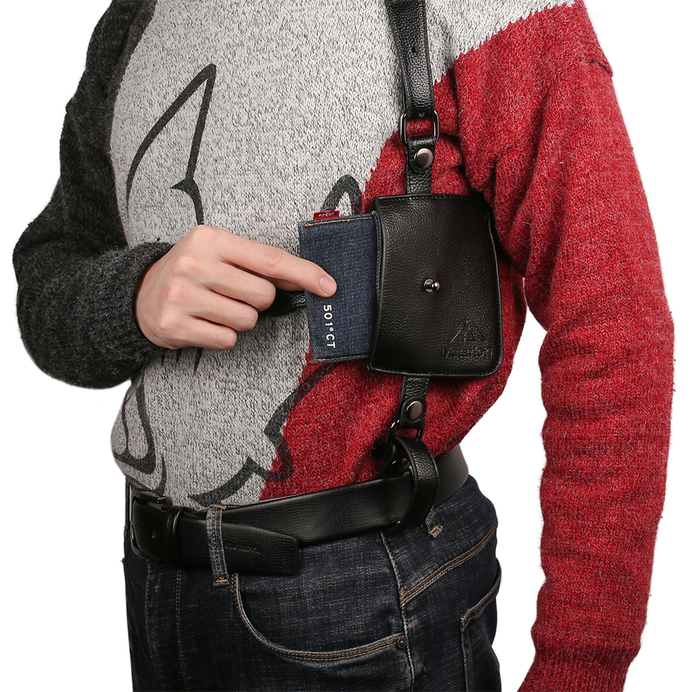 Anti-Theft Underarm Shoulder Bag Hidden Strap Wallet Security Holster Concealed - Picture 16 of 38