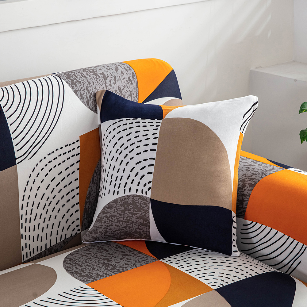 1/2/3/4 Seater Printed Sofa Cover Elastic Stretch Slipcover Protector Sofa Couch - Picture 132 of 146