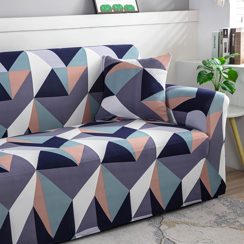 1/2/3/4 Seater Printed Sofa Cover Elastic Stretch Slipcover Protector Sofa Couch - Picture 109 of 146