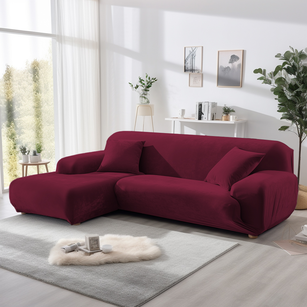 UK SAMT Elastisch STRETCH SOFABEZÜGE Schutzbezug Sofa 1/2/3/4 Sitzer - Bild 43 von 66