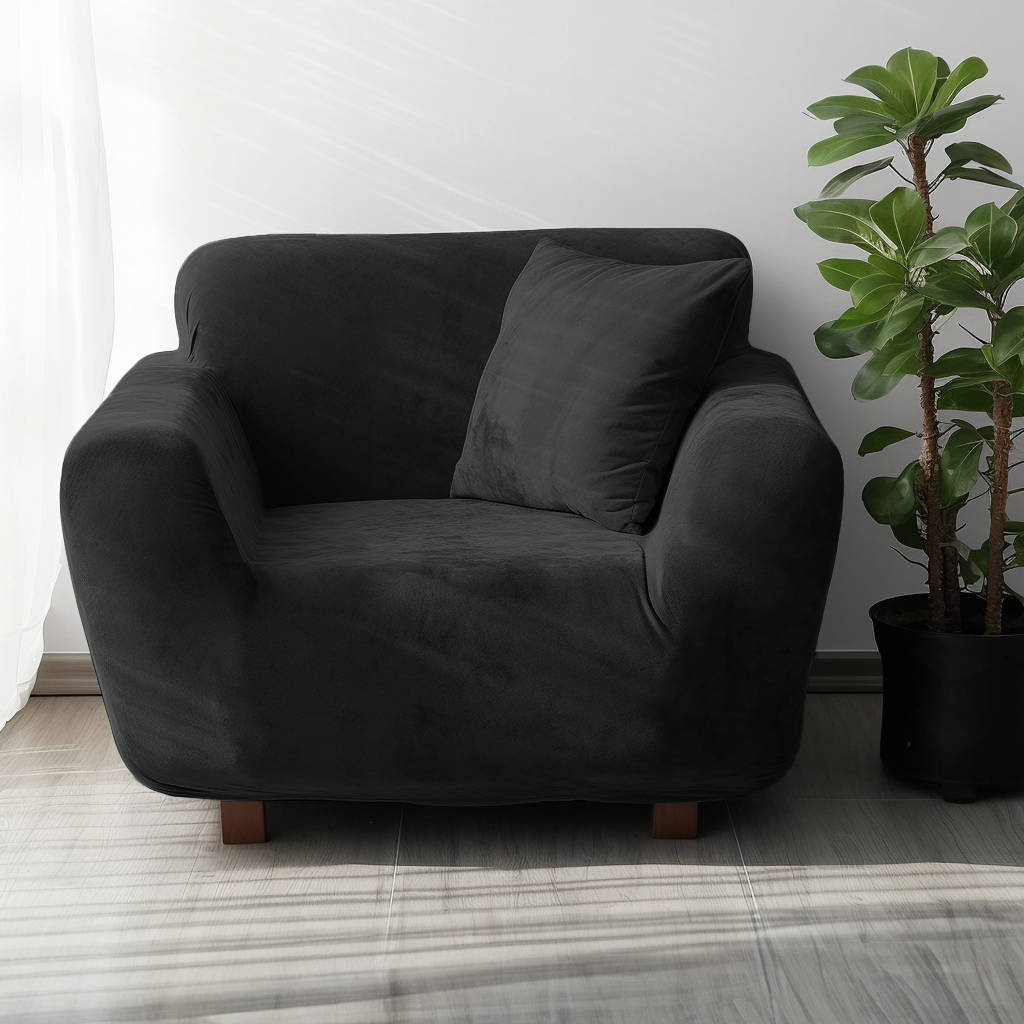 UK SAMT Elastisch STRETCH SOFABEZÜGE Schutzbezug Sofa 1/2/3/4 Sitzer - Bild 18 von 66