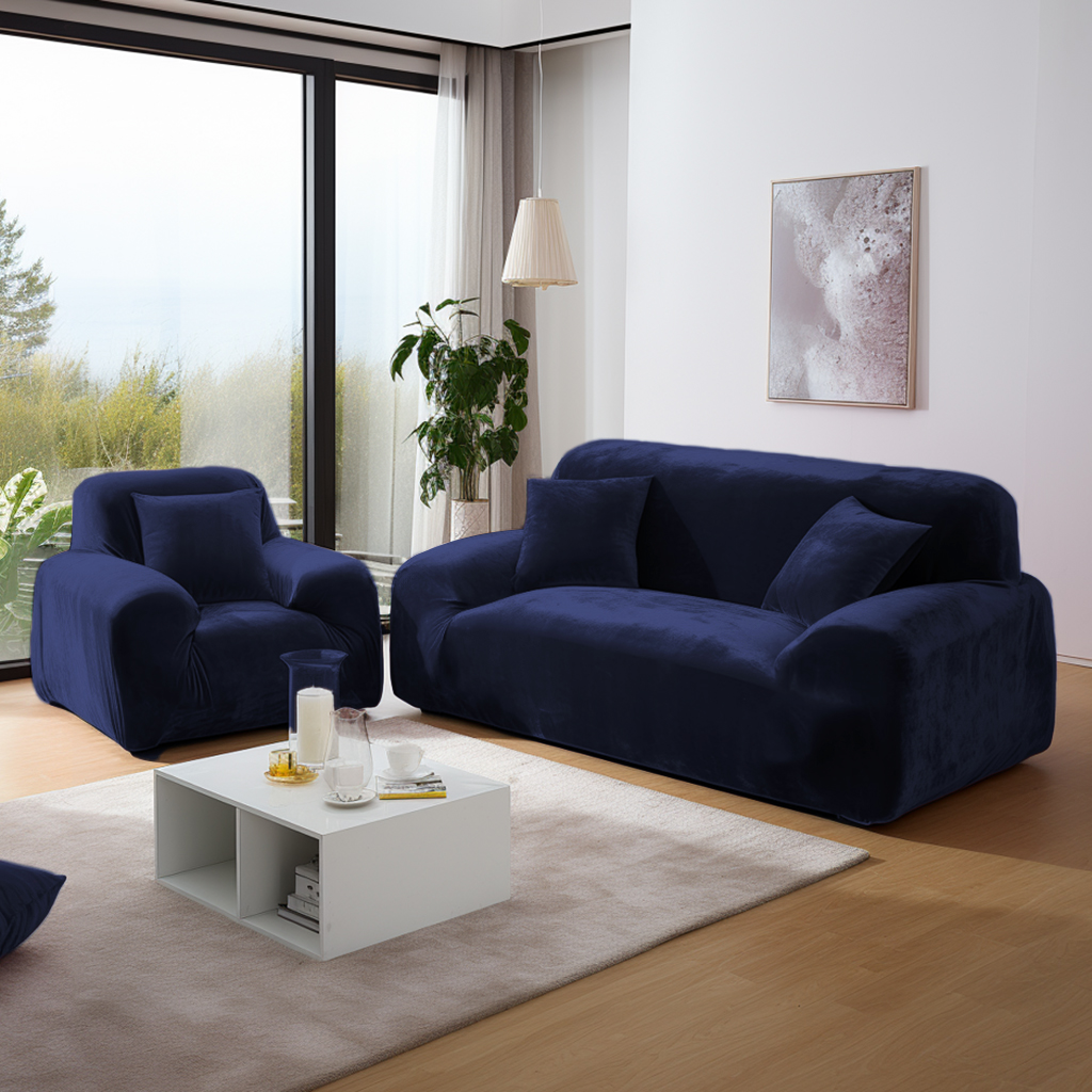 UK SAMT Elastisch STRETCH SOFABEZÜGE Schutzbezug Sofa 1/2/3/4 Sitzer - Bild 54 von 66