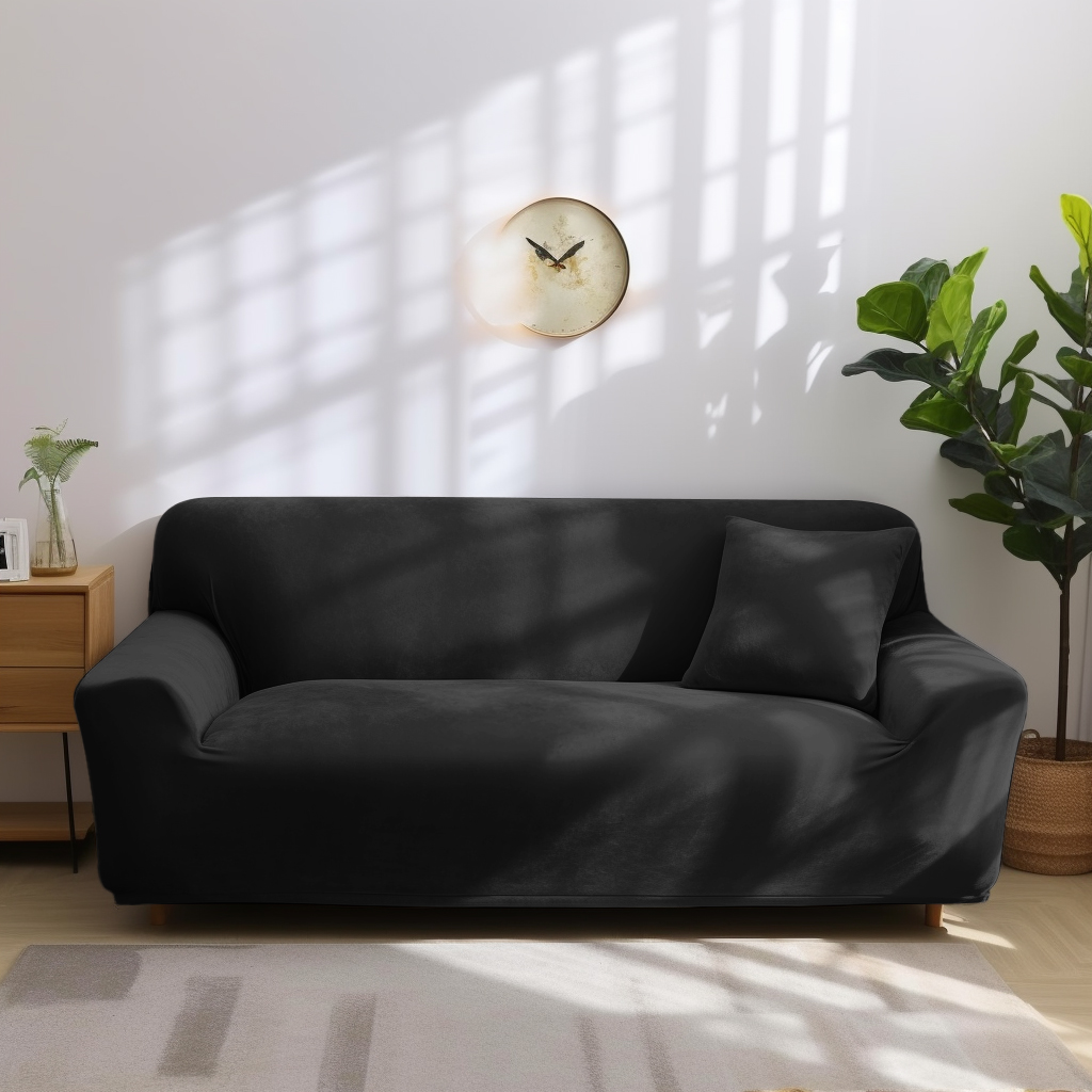 UK SAMT Elastisch STRETCH SOFABEZÜGE Schutzbezug Sofa 1/2/3/4 Sitzer - Bild 19 von 66