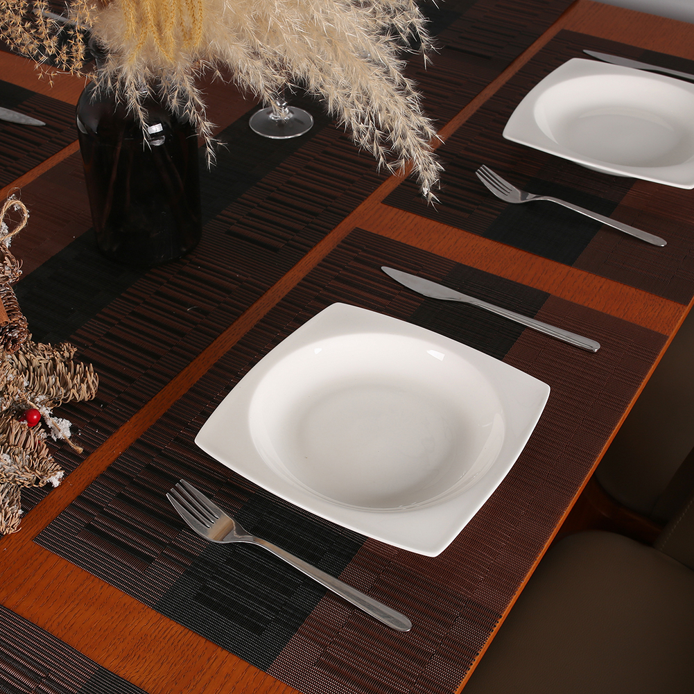 Tischsets Abwaschbar Platzset (6er Set) PVC Rutschfest Platzdeckchen Hitzebestän - Bild 52 von 64