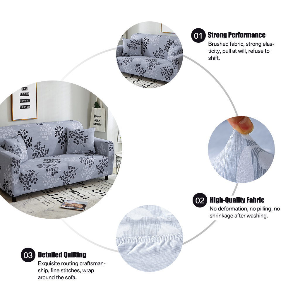 1/2/3/4 Seater L Shape Corner Sofa Cover Stretch Lounge Slipcover Couch Covers - Picture 63 of 97