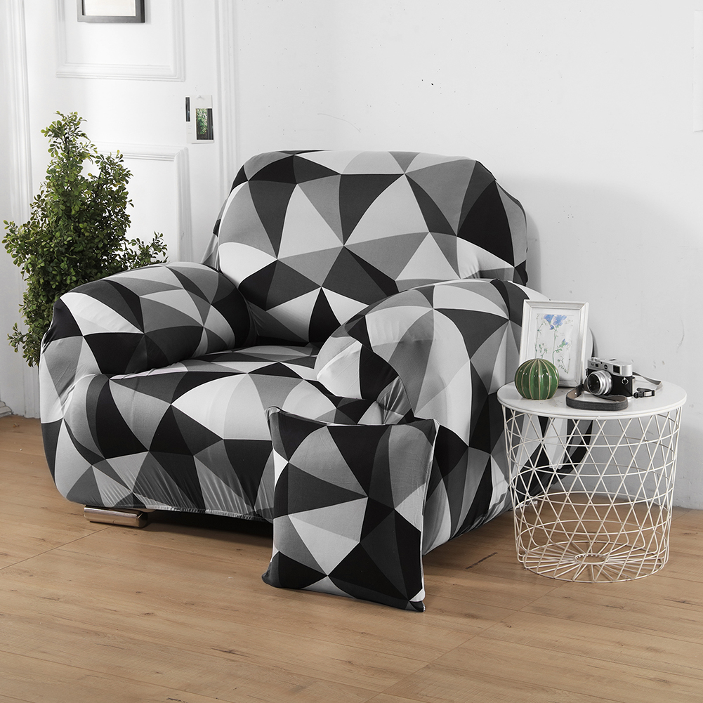 1/2/3/4 Seater Printed Sofa Cover Elastic Stretch Slipcover Protector Sofa Couch - Picture 139 of 146