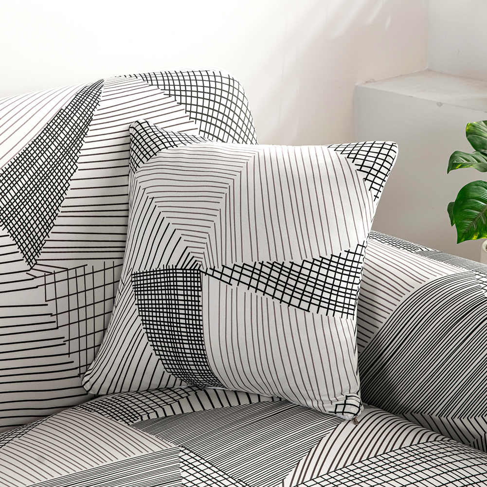 1/2/3/4 Seater Printed Sofa Cover Elastic Stretch Slipcover Protector Sofa Couch - Picture 122 of 146