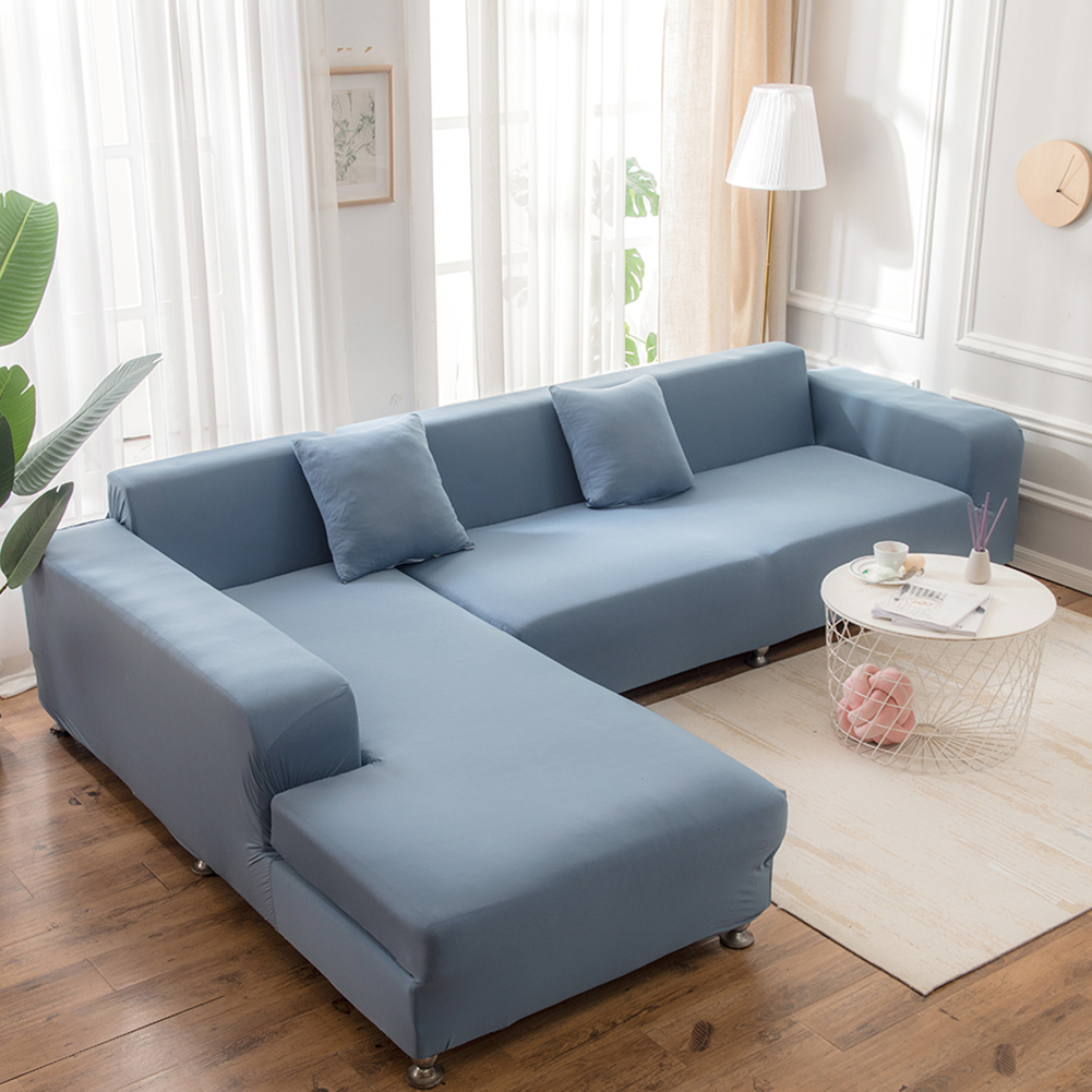2x Stretch Sofa Covers Corner Couch Slipcover for L Shape Detachable Sectional - Picture 40 of 61