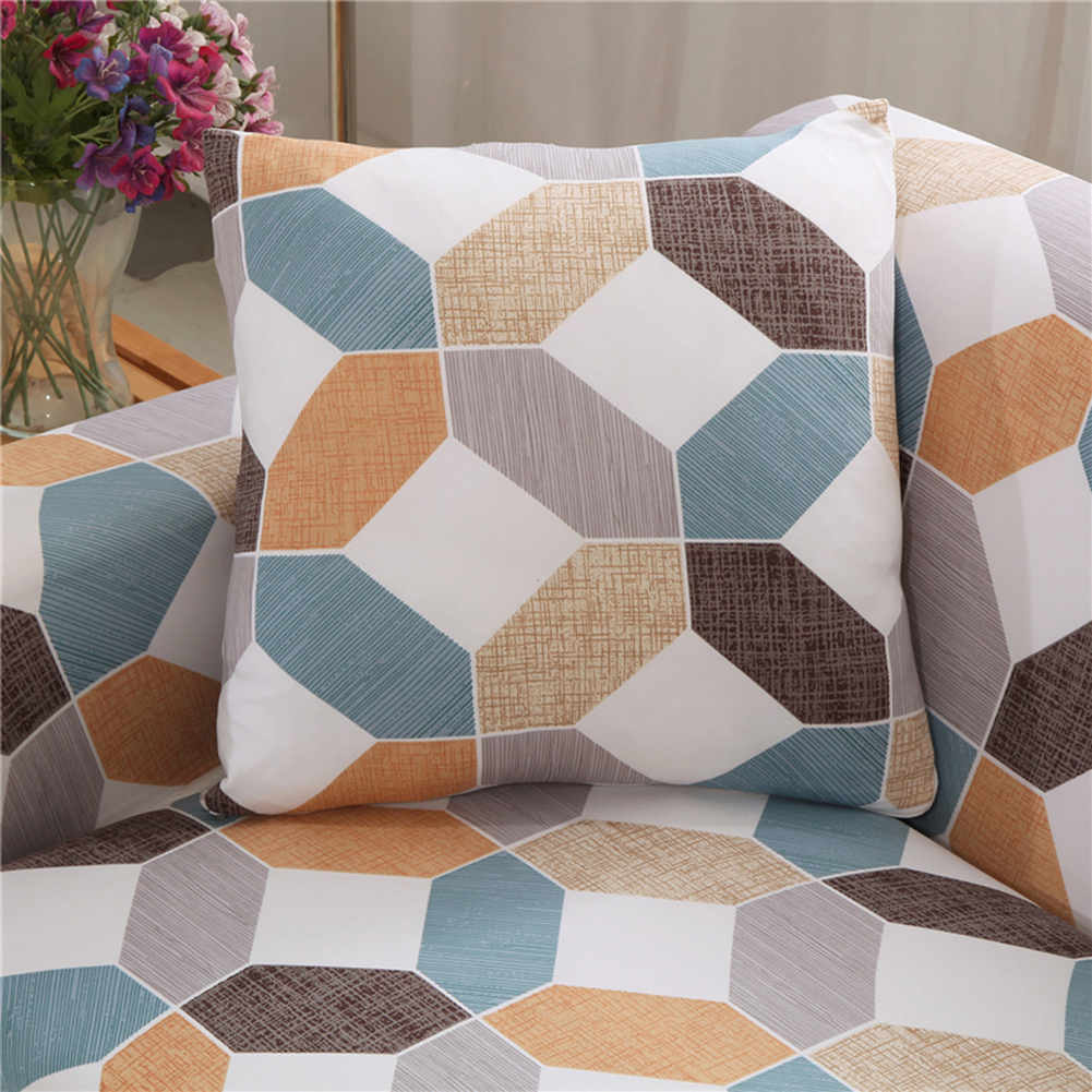 1/2/3/4 Seater Printed Sofa Cover Elastic Stretch Slipcover Protector Sofa Couch - Picture 87 of 146