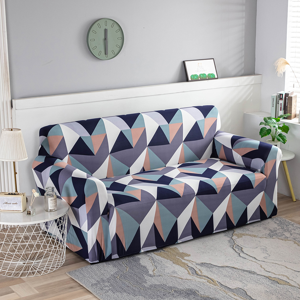1/2/3/4 Seater Printed Sofa Cover Elastic Stretch Slipcover Protector Sofa Couch - Picture 108 of 146