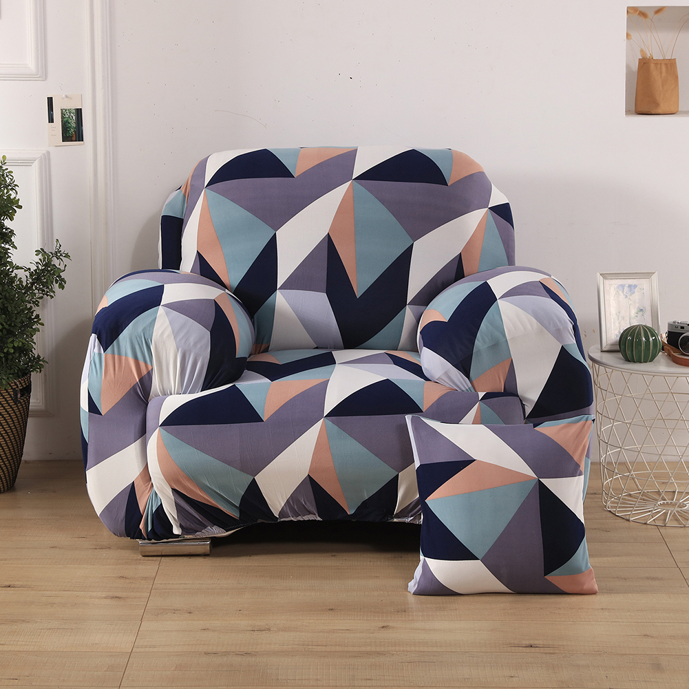 1/2/3/4 Seater Printed Sofa Cover Elastic Stretch Slipcover Protector Sofa Couch - Picture 110 of 146