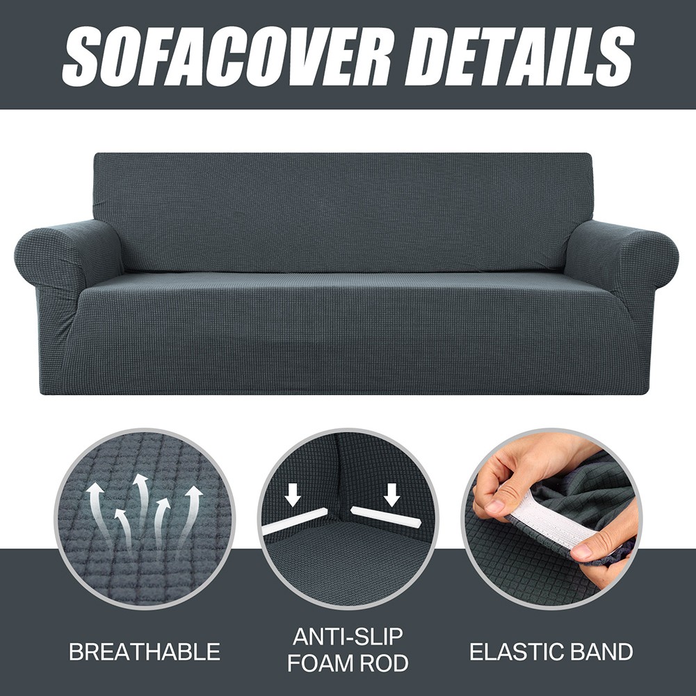 1234 Sitzer L Form Sofabezug Sofa Überzug Ecksofa Abdeckung Couch Sofahusse