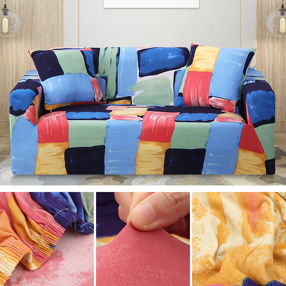 1/2/3/4 Seater L Shape Corner Sofa Cover Stretch Lounge Slipcover Couch Covers - Picture 79 of 97