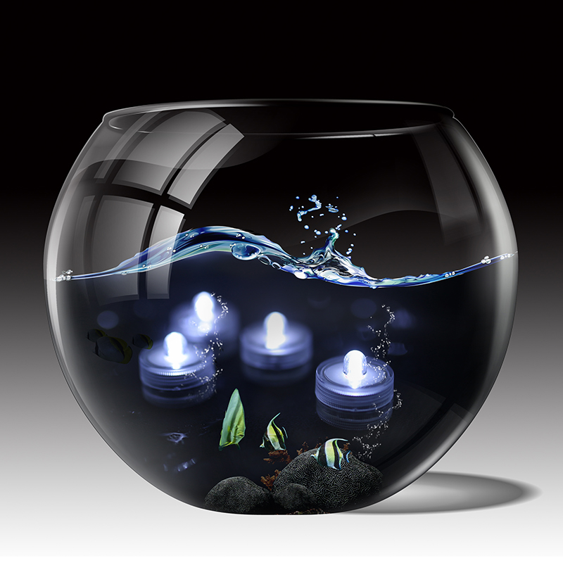 12/24PCS Tea Light Submersible Waterproof Battery Operated Vase Light Home Decor - Picture 38 of 48