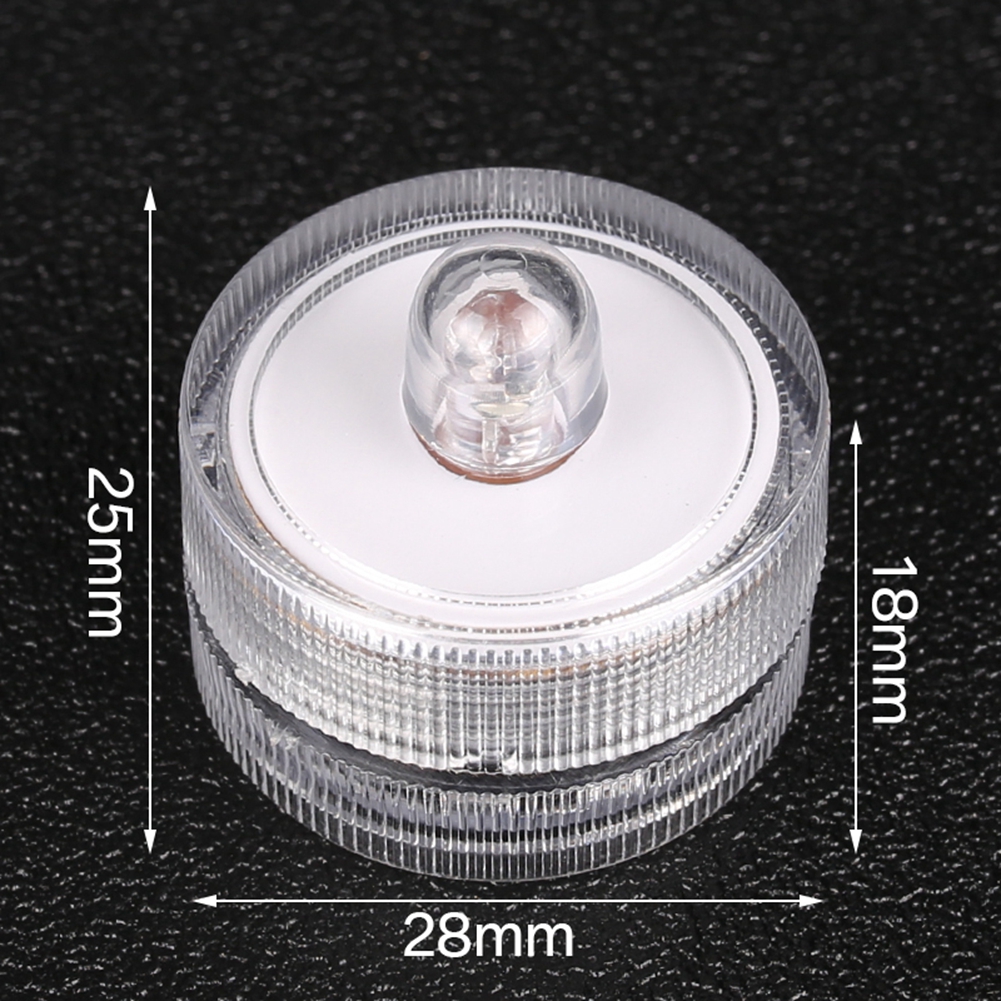 12/24PCS Tea Light Submersible Waterproof Battery Operated Vase Light Home Decor - Picture 47 of 48