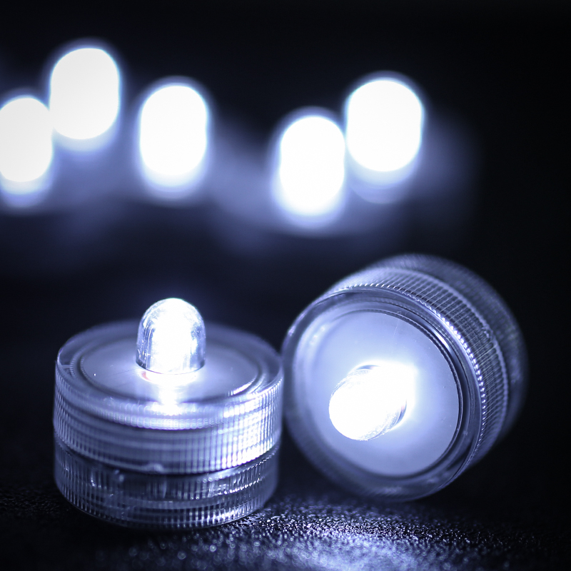 12/24PCS Tea Light Submersible Waterproof Battery Operated Vase Light Home Decor - Picture 41 of 48