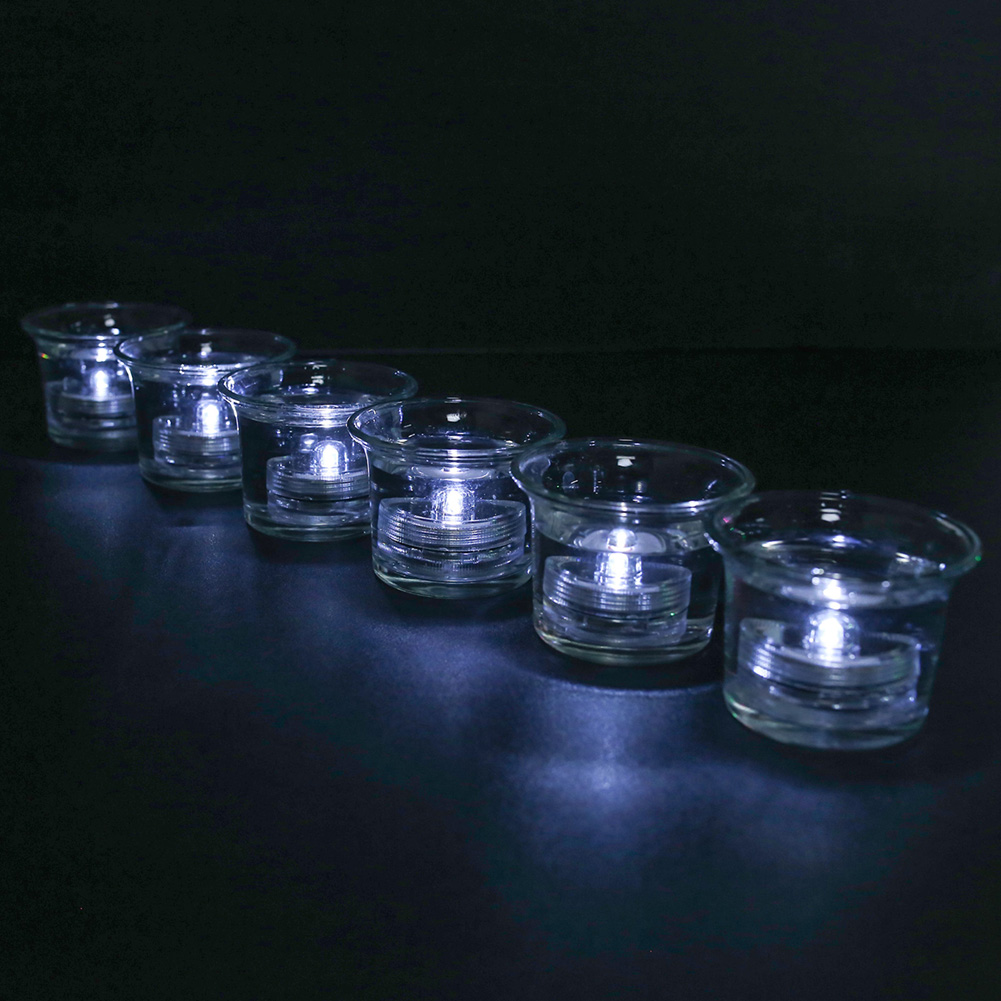 12/24PCS Tea Light Submersible Waterproof Battery Operated Vase Light Home Decor - Picture 39 of 48