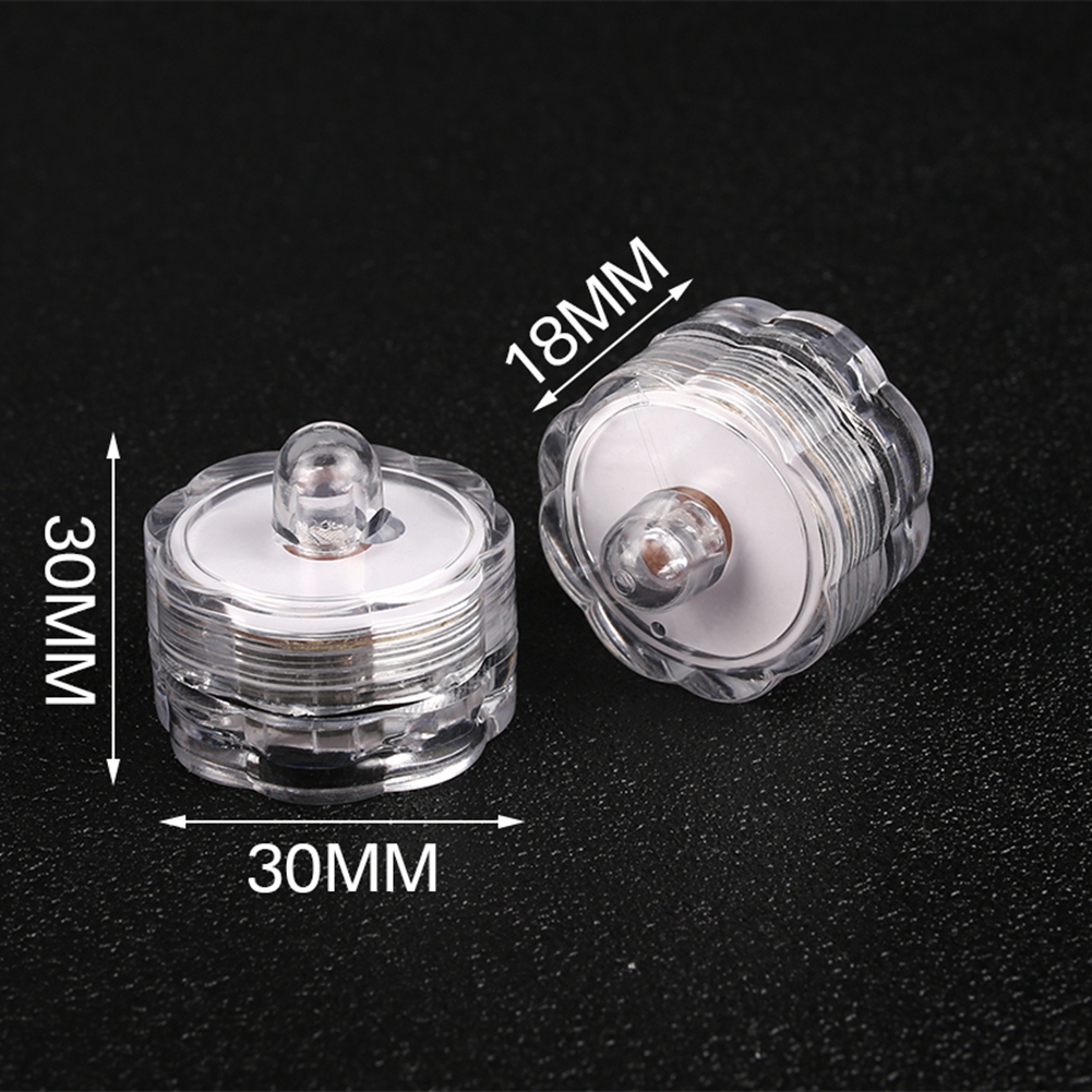 12/24PCS Tea Light Submersible Waterproof Battery Operated Vase Light Home Decor - Picture 36 of 48