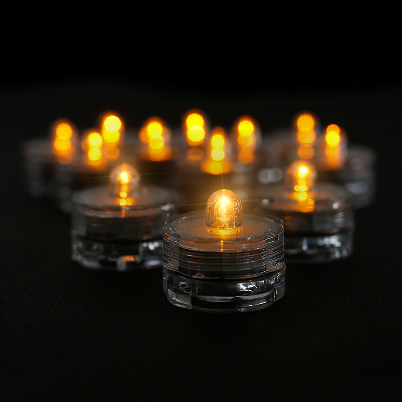12/24PCS Tea Light Submersible Waterproof Battery Operated Vase Light Home Decor - Picture 33 of 48