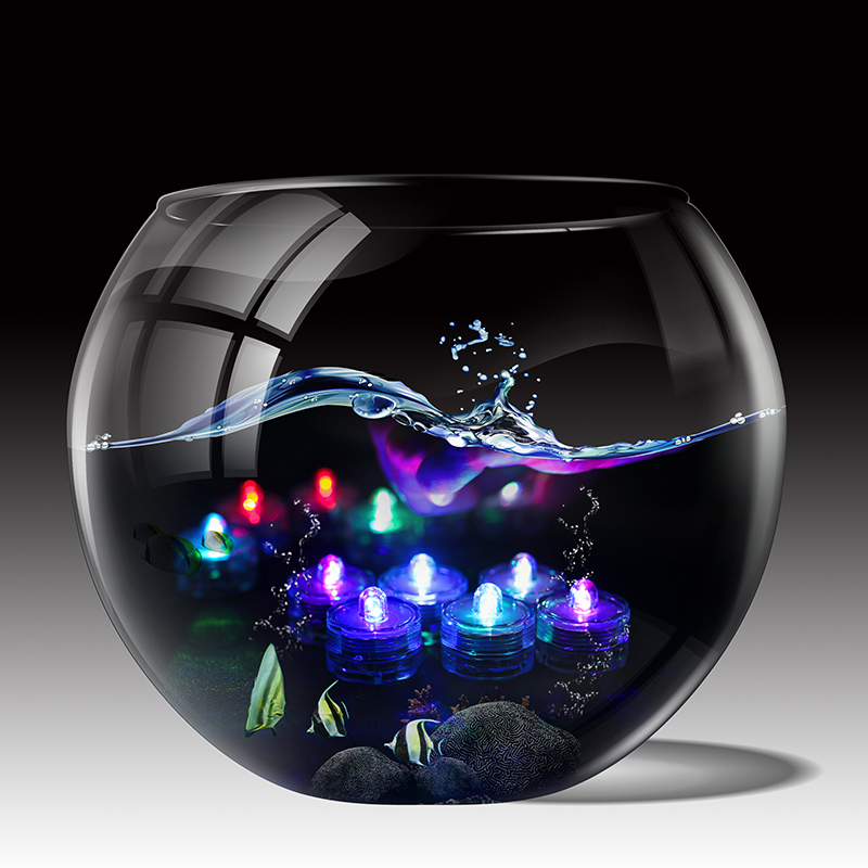 12/24PCS Tea Light Submersible Waterproof Battery Operated Vase Light Home Decor - Picture 14 of 48