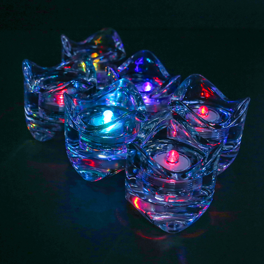 12/24PCS Tea Light Submersible Waterproof Battery Operated Vase Light Home Decor - Picture 15 of 48