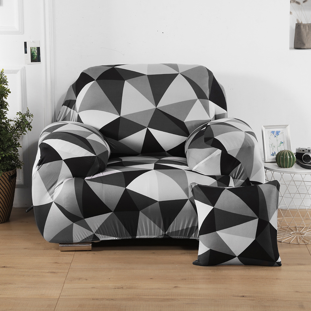 1/2/3/4 Seater Printed Sofa Cover Elastic Stretch Slipcover Protector Sofa Couch - Picture 135 of 146