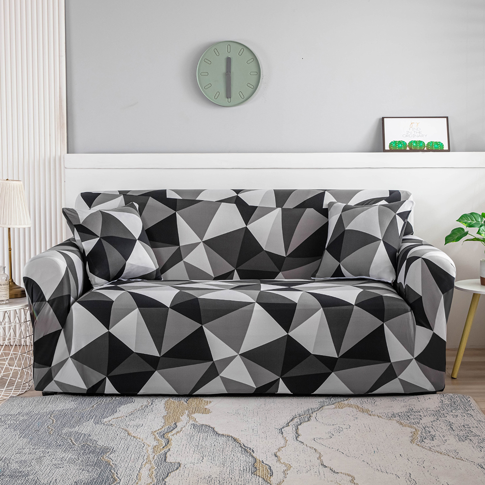 1/2/3/4 Seater Printed Sofa Cover Elastic Stretch Slipcover Protector Sofa Couch - Picture 134 of 146