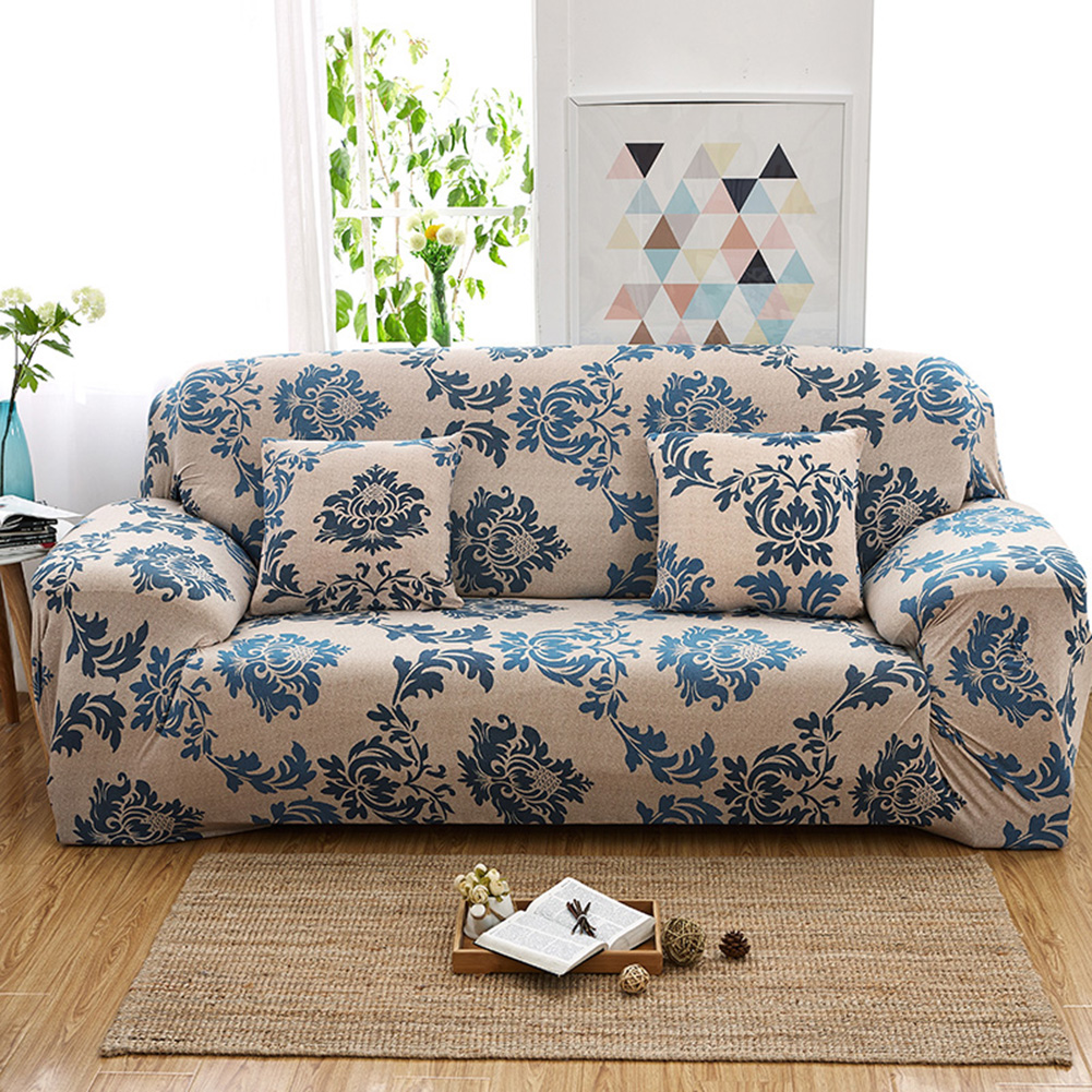 1/2/3/4 Seater Printed Sofa Cover Elastic Stretch Slipcover Protector Sofa Couch - Picture 32 of 146