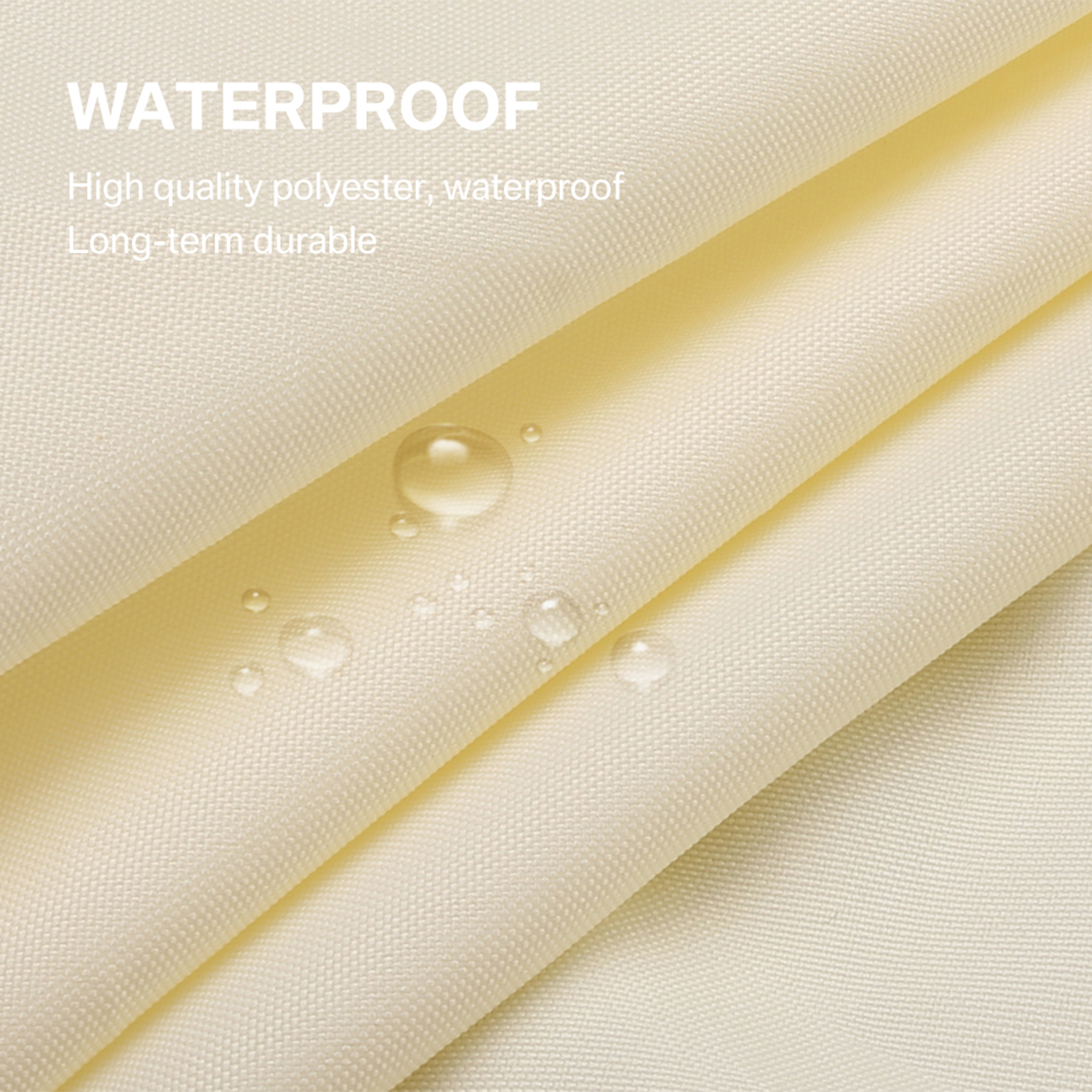 Sonnensegel Wasserdicht Rechteck Sonnenschutz Tarp Camping UV Schutz PES Balkon