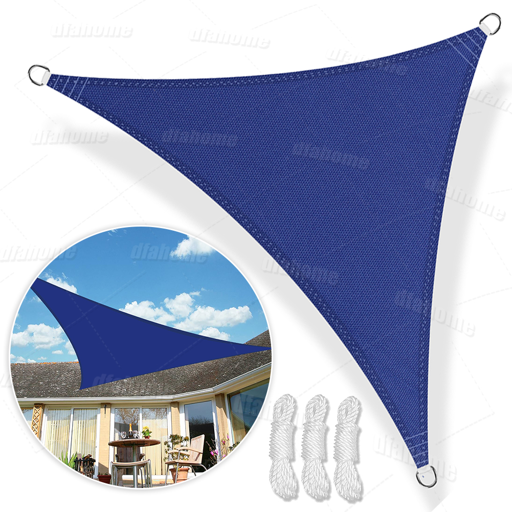 Sun Shade Sail Garden Patio Awning Canopy Waterproof UV Triangle Cover Outdoor