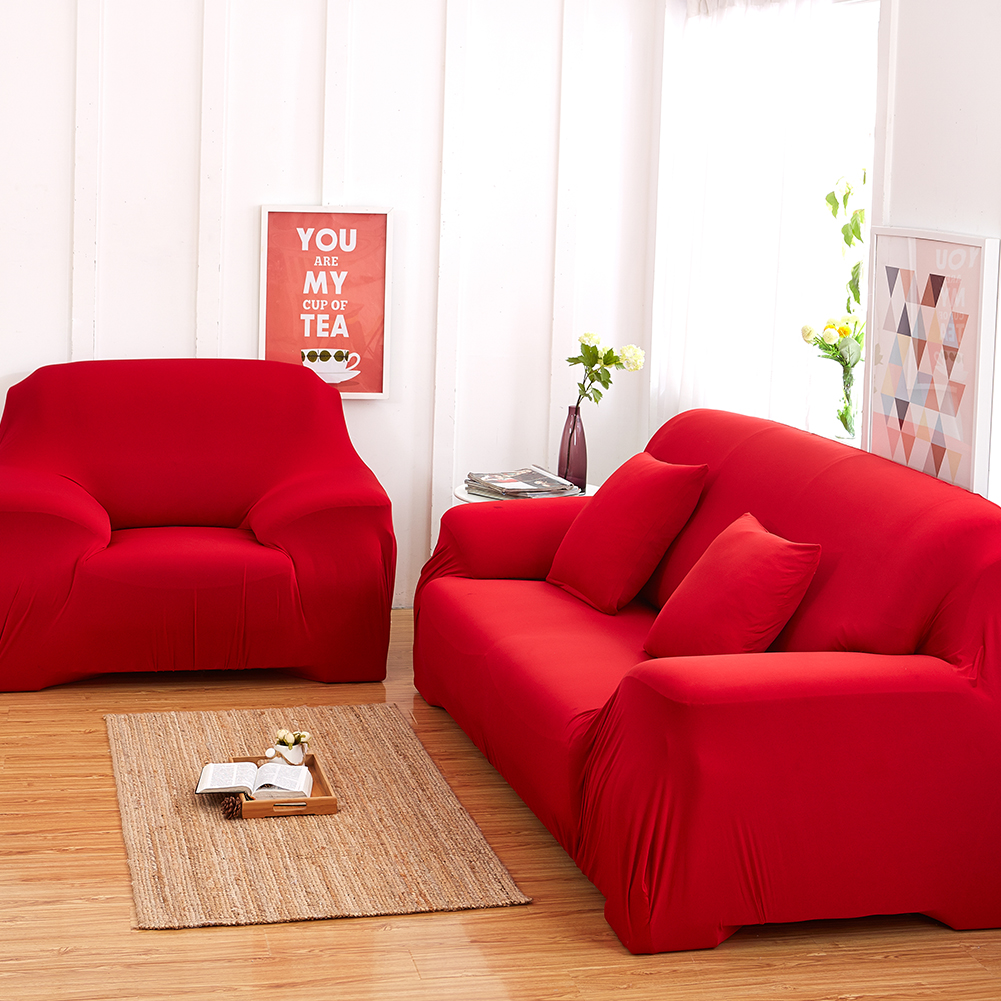 2x Stretch Sofa Covers Corner Couch Slipcover for L Shape Detachable Sectional - Picture 29 of 61