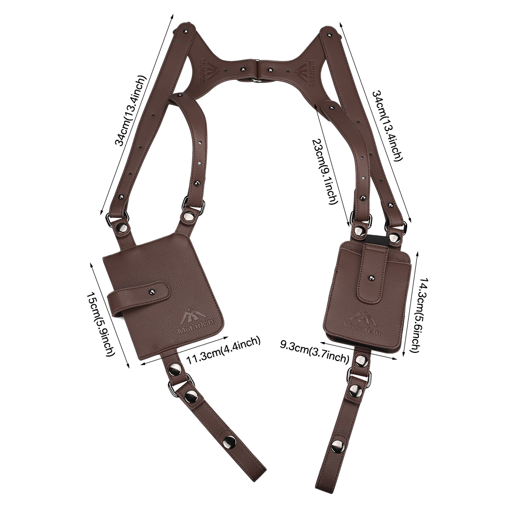 Anti-Theft Underarm Shoulder Bag Hidden Strap Wallet Security Holster Concealed - Picture 22 of 38
