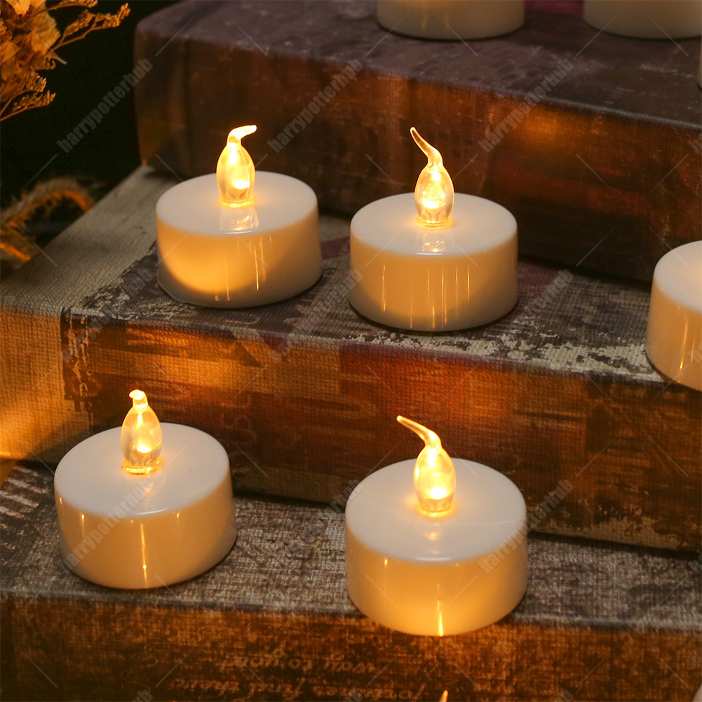 6/12/24pcs Led Tea Lights Candles LED FLAMELESS Battery Operated W/ timer remote - Picture 39 of 40