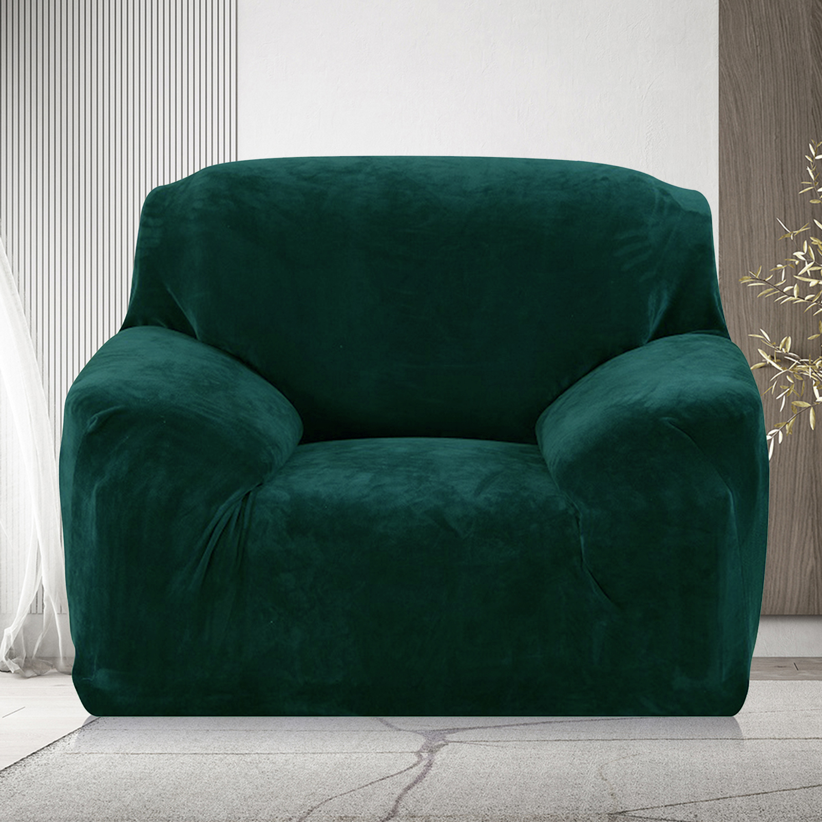 UK SAMT Elastisch STRETCH SOFABEZÜGE Schutzbezug Sofa 1/2/3/4 Sitzer - Bild 65 von 66