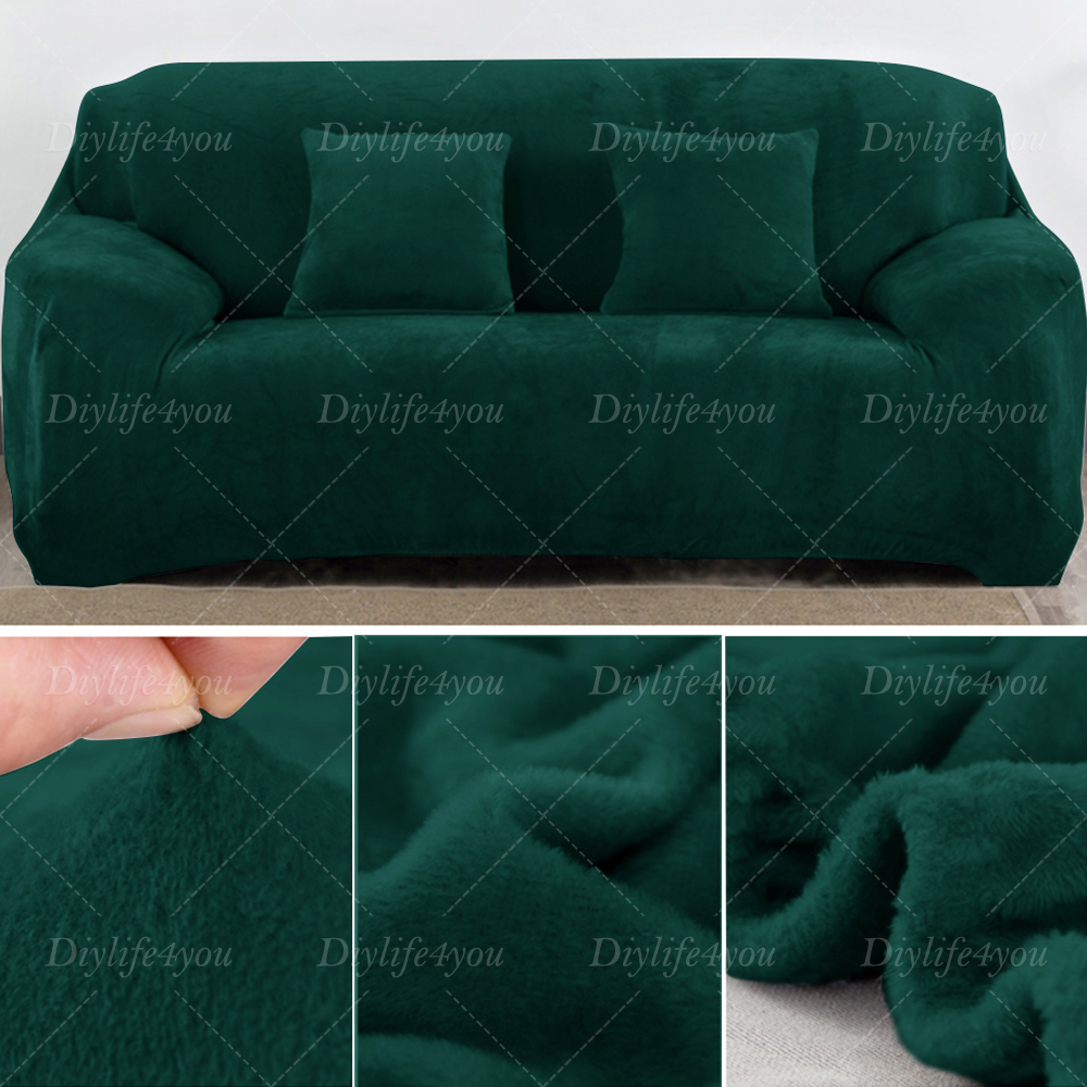 UK SAMT Elastisch STRETCH SOFABEZÜGE Schutzbezug Sofa 1/2/3/4 Sitzer - Bild 63 von 66