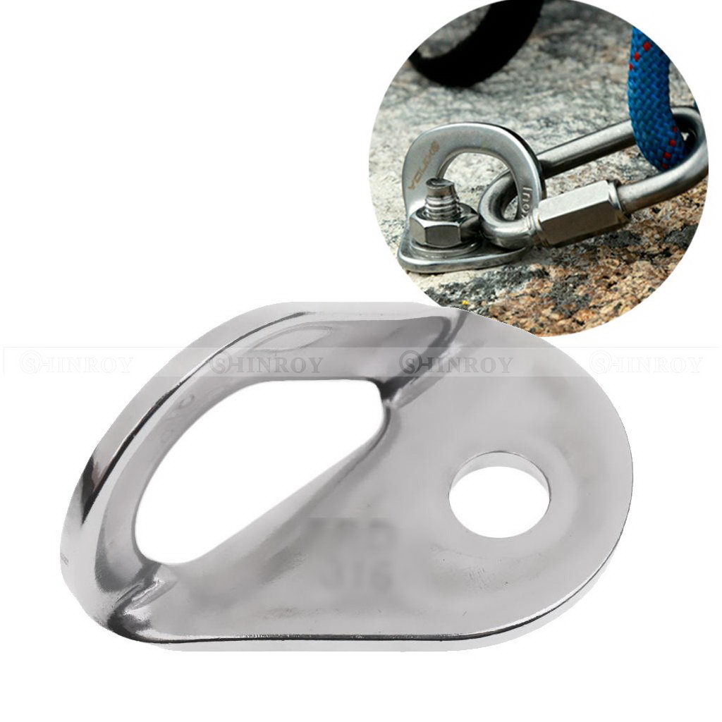 Stainless Steel Rock Climbing Anchor Hanging Bolt Hanger Equipment Gear