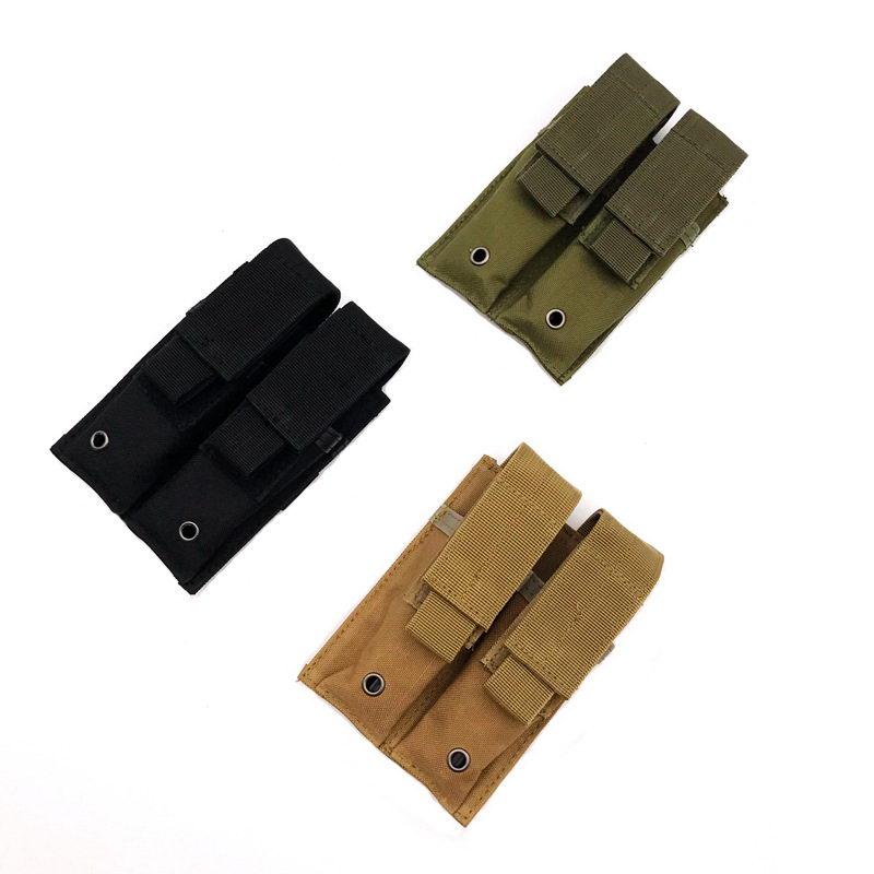 Bolsa Revista Molle Militar Tactical 600D 9mm Caza Funda Pistola bolsas caliente