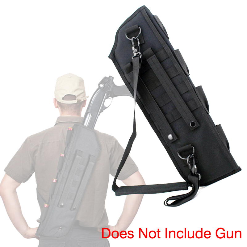 Hunting Molle Tactical Shotgun Rifle Scabbard Bag Gun Holster Backpack