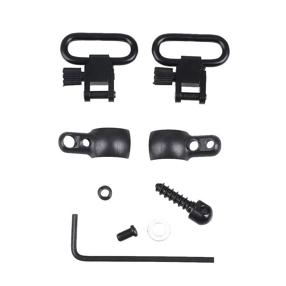Magnum Split Band Hunting Rifle Sling Mount Kit 1/" Swivels Fit Most 20 Ga