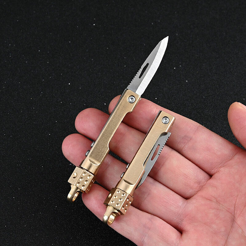 Mini attache portable KISS noir et camel - France