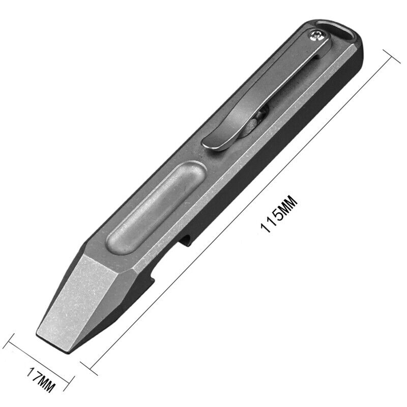 Solid Titanium Alloy Pry Bar Crowbar Opener Outdoor Camping Survival Multi Tools