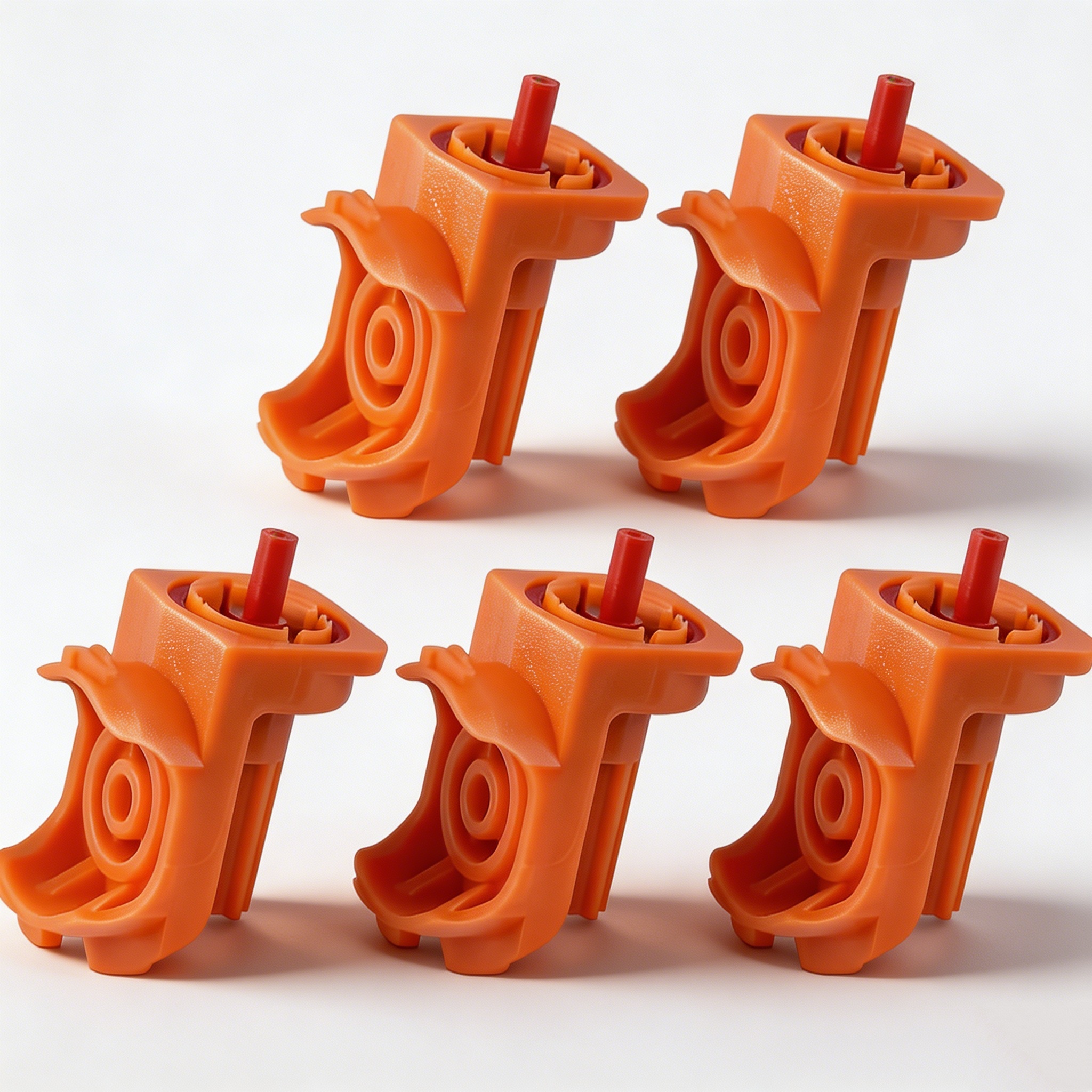 エフテック製　　バイオパワー　新品　 補助ベルト Mサイズ オレンジ 5Pcs 902272R Metering Valve For Paslode 900420 Nail Gun and Orange