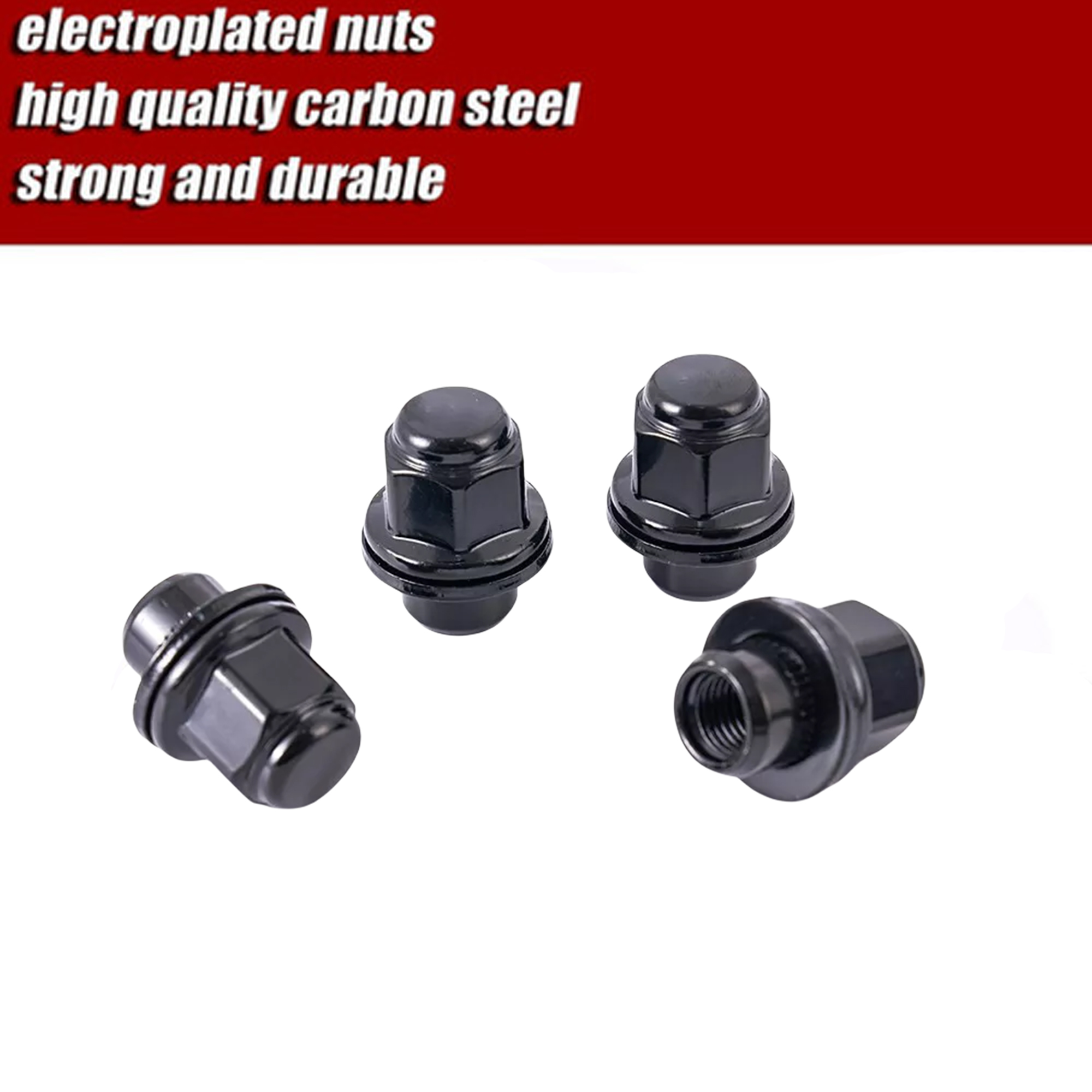 20PC Black OEM Factory Wheel Lug Nuts 12x1.5 for Toyota HIACE 1989