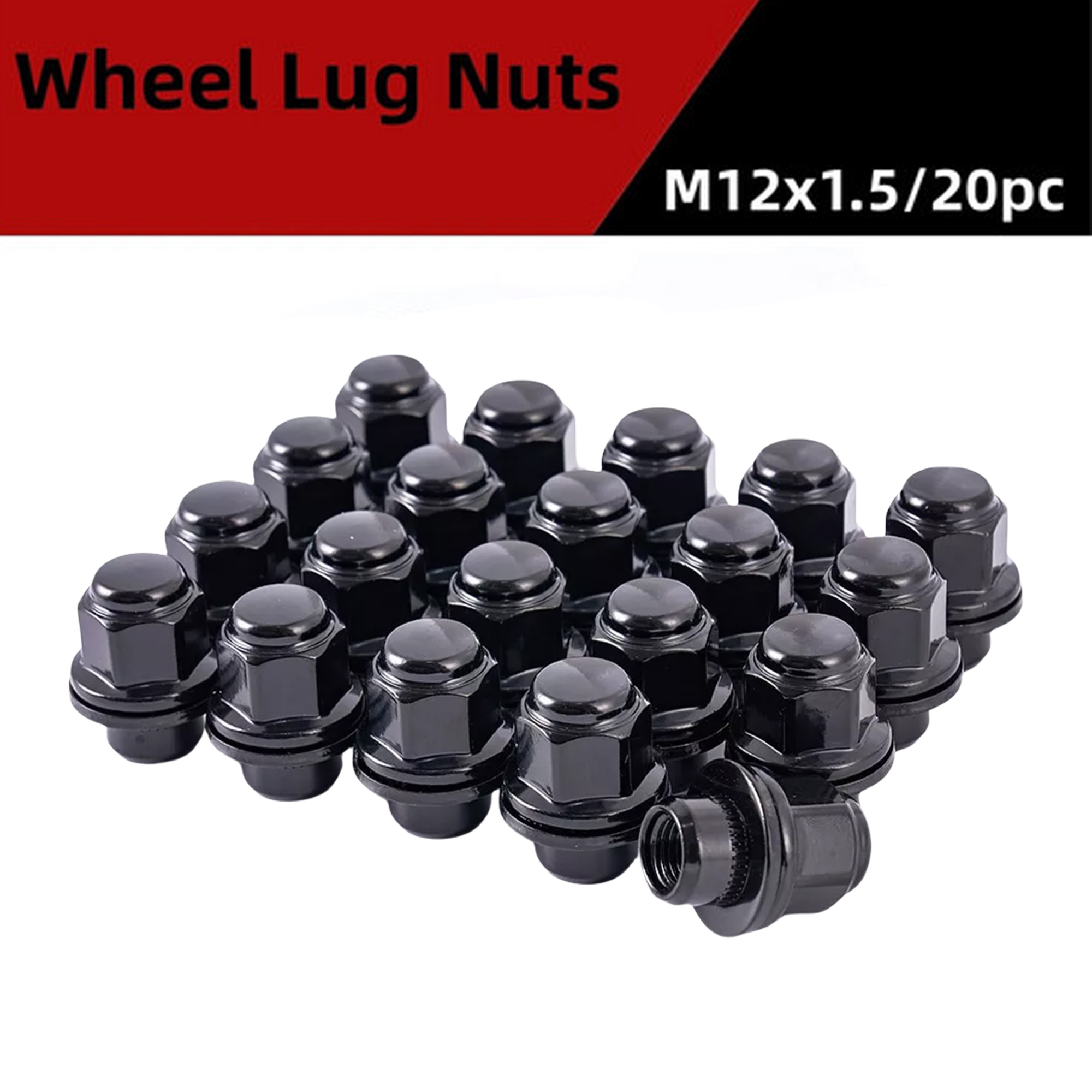 20PC Black OEM Factory Style 12X1.5 Lug Nuts for Scion TC 20004