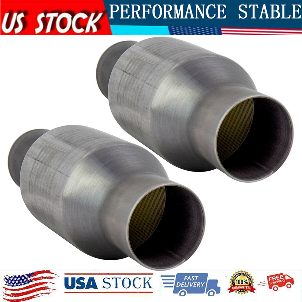 thumbnail image 2 of Universal High-Flow Catalytic Converter (2.5" Inlet/Outlet) - EPA OBDII Compliant, 5-Year Warranty 2 of 6