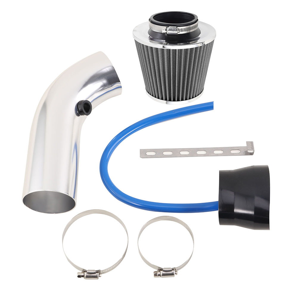 Cold Air Intake Filter Kit Induction Pipe Power Hose Flow System Aluminum Alloy - Foto 6