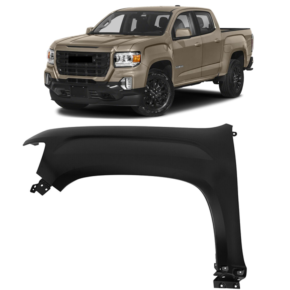OEM-Style Front Left Fender – Fits GMC Canyon 2015-2022 – Primed Steel, Driver Side
