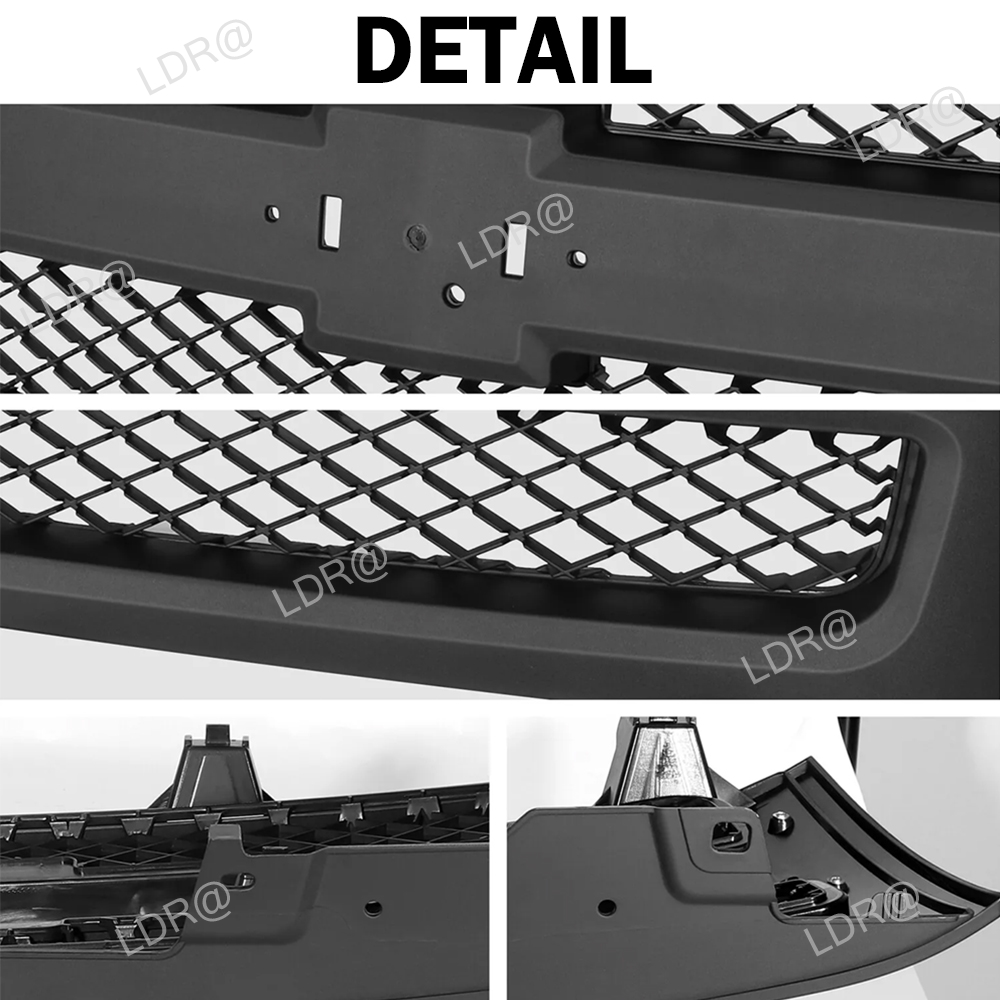 Grille Black Frame for 2008-2013 Chevrolet Chevy Silverado